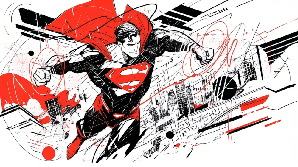 A Superman Sketch